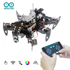 Adeept Hexapod Spider Robot Kit for Arduino with Android APP and Python GUI, Spider Walking Crawling Robot, STEAM Robotics Kit with PDF Manual