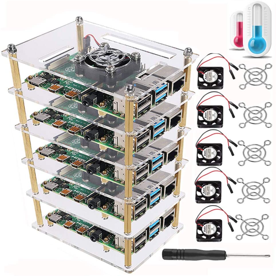 Raspberry Pi B Case Raspberry Pi Rack Cluster Case Stacking Case