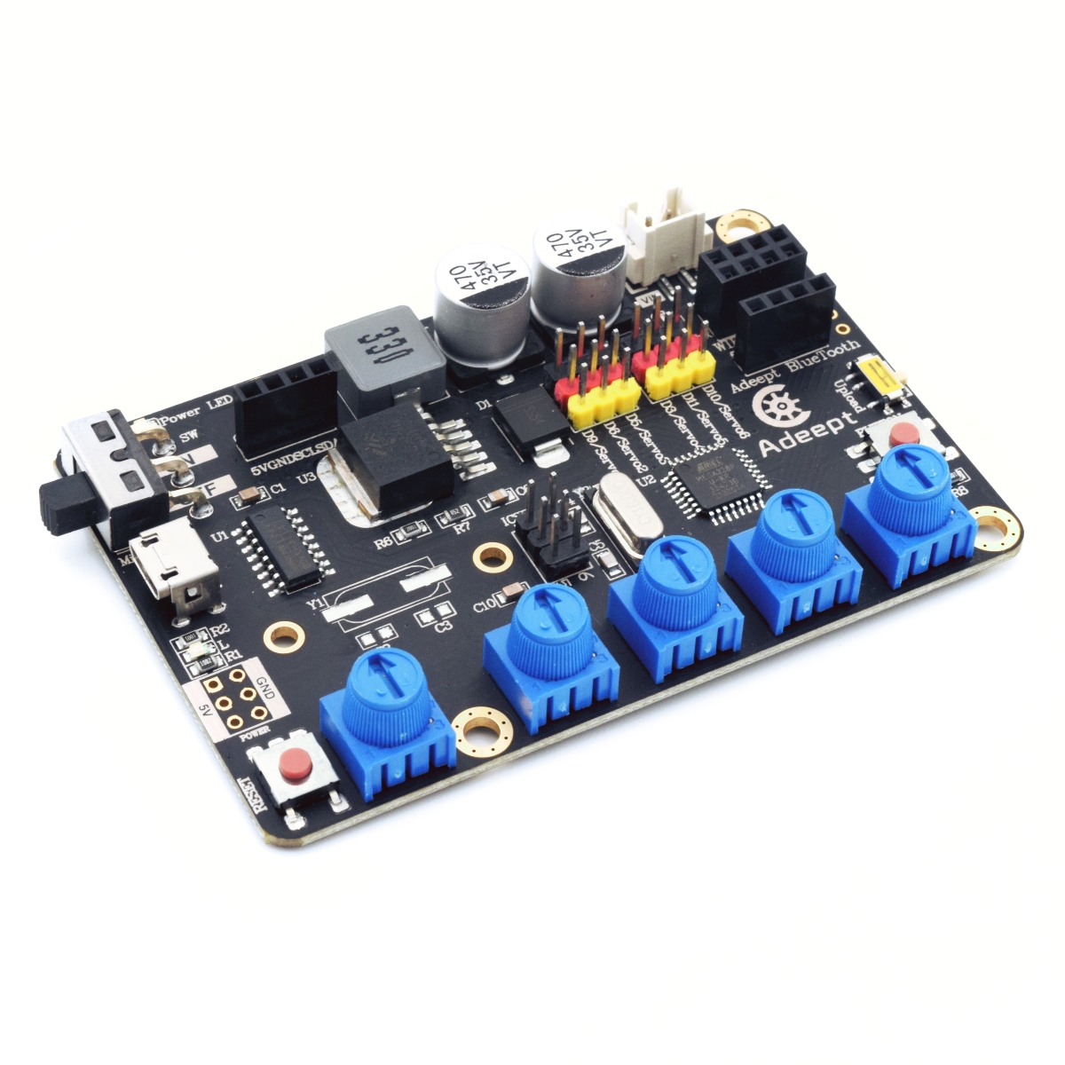 Adeept Robotic Arm Drive Board V3.0 - Compatible with Arduino UNO R3 ...