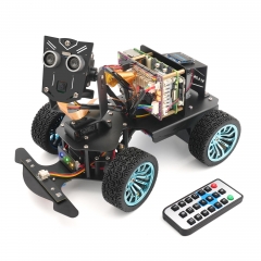 Adeept PiCar-B Metal Smart Robot Car Kit for Raspberry Pi 5/4B/3B+/3B(Raspberry Pi NOT Included), AI Vision Robot with OLED Display, Camera, OpenCV Adeept PiCar-B Metal Smart Robot Car Kit for Raspberry Pi 5/4B/3B+/3B(Raspberry Pi NOT Included), AI Vision Robot with OLED Display, Camera, OpenCV
