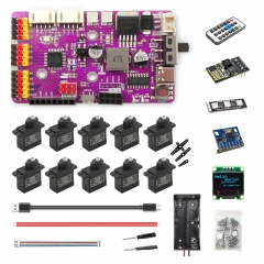 Adeept Electronic Core Kit for DIY Robots, Pixie Board V3.0 Arduino-Compatible Controller with Multi-Servo Motors, Electronics and Wiring for 3D Print Adeept Electronic Core Kit for DIY Robots, Pixie Board V3.0 Arduino-Compatible Controller with Multi-Servo Motors, Electronics and Wiring for 3D Print