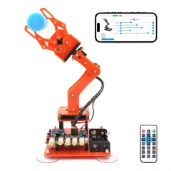 Adeept 5-DOF Robotic Arm Kit, WiFi App & IR Remote, OLED, RGB LEDs, STEM Adeept 5-DOF Robotic Arm Kit, WiFi App & IR Remote, OLED, RGB LEDs, STEM